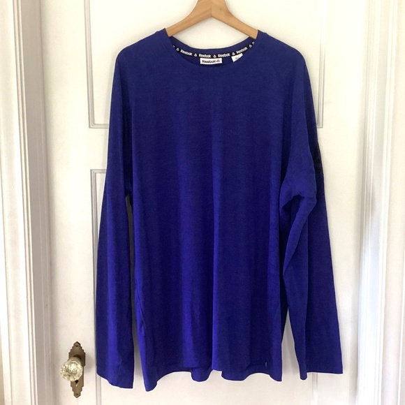 Reebok Shirt Mens 3XL Riviera Long Sleeve Performance Crossfit Cross Training - Picture 1 of 11
